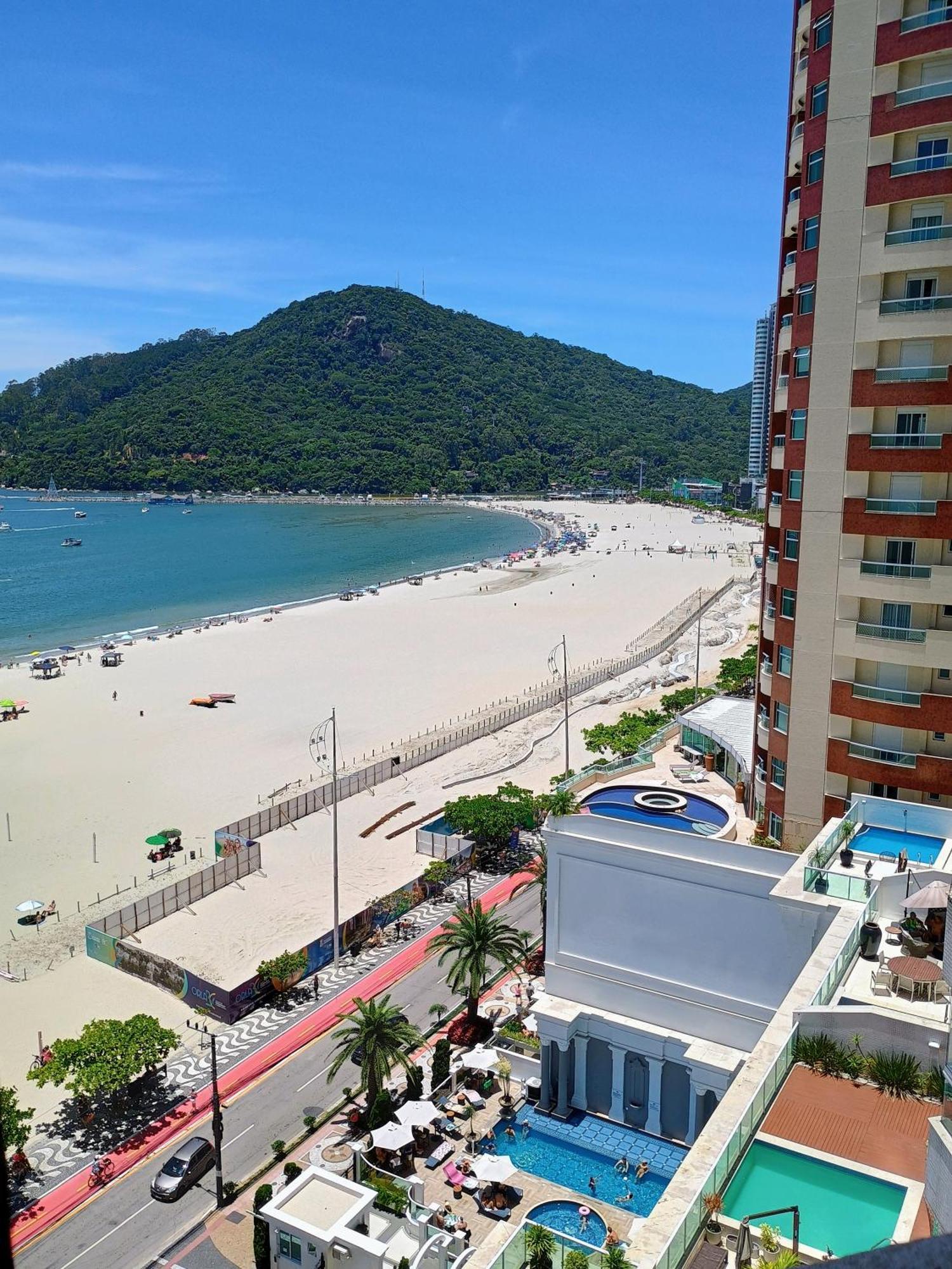 Excelente Ap Pe Na Areia Vista Mar Lägenhet Balneário Camboriú Exteriör bild